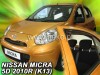 Ανεμοθραύστες Heko για Nissan Micra K13 (2010-2017) 5 πορτο - 4 τμχ. εμπρός και πίσω