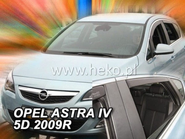 Ανεμοθραύστες Heko για Opel Astra J (2009+) hatchback, sedan - 4 τμχ. εμπρός και πίσω Ανεμοθραύστες Heko για Opel Astra J (2009+) hatchback, sedan - 4 τμχ. εμπρός και πίσω