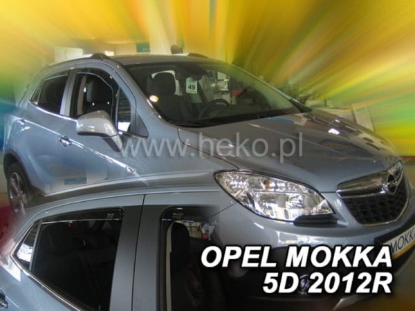 Ανεμοθραύστες Heko για Opel Mokka A (2012-2019) 5 πορτο - 4 τμχ εμπρός και πίσω