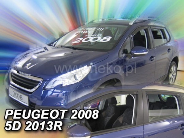 Ανεμοθραύστες Heko για Peugeot 2008 I (2013-2019 ) - 4 τμχ. εμπρός και πίσω