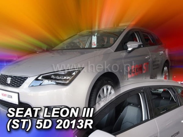 Ανεμοθραύστες Heko για Seat Leon ST III combi (2013-2020) - 4 τμχ. εμπρός και πίσω
