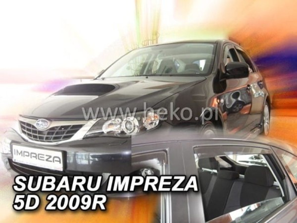 Ανεμοθραύστες Heko για Subaru Impreza III hatchback (2008-2011) - 4 τμχ εμπρός και πίσω Ανεμοθραύστες Heko για Subaru Impreza III hatchback (2008-2011) - 4 τμχ εμπρός και πίσω