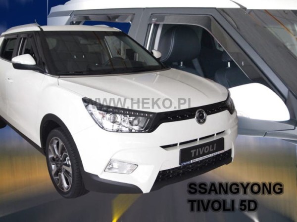 Ανεμοθραύστες Heko για Ssangyong Tivoli / XLV (2015-2023) - 4 τμχ εμπρός και πίσω