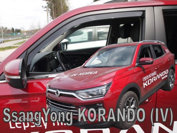 Ανεμοθραύστες Heko για Ssangyong Korando IV (2019+) - 2 τμχ. εμπρός