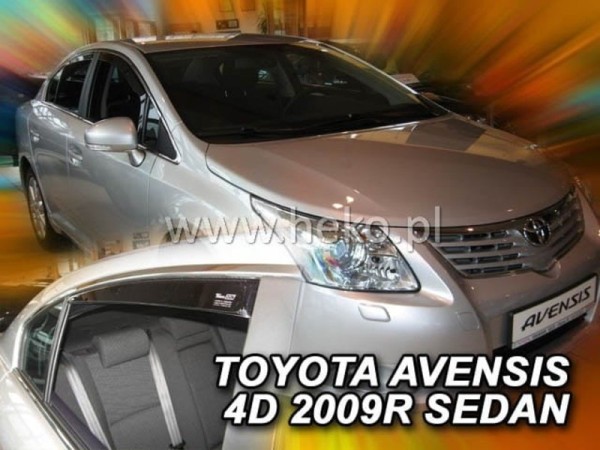 Ανεμοθραύστες Heko για Toyota Avensis III sedan (2009-2018) - 4 τμχ εμπρός και πίσω