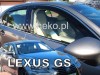 Ανεμοθραύστες Heko για Lexus GS IV (2012-2020) sedan - 4 τμχ. εμπρός και πίσω