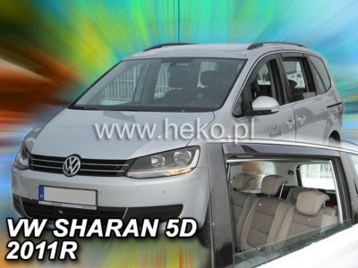 Ανεμοθραύστες Heko για Seat Alhambra II (2010-2020)/ Vw Sharan II (2010-2023) - 4 τμχ εμπρός και πίσω