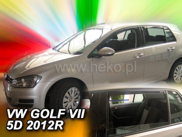 Ανεμοθραύστες Heko για Vw Golf 7 hatchback (2012-2020) - 4 τμχ εμπρός και πίσω