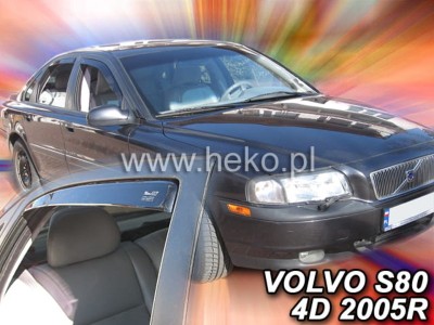 Ανεμοθραύστες Heko για Volvo S80 I (1998-2006) sedan - 4 τμχ εμπρός και πίσω Ανεμοθραύστες Heko για Volvo S80 I (1998-2006) sedan - 4 τμχ εμπρός και πίσω