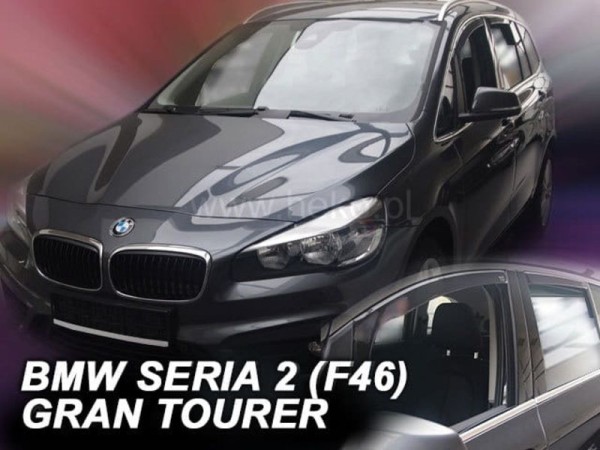 Ανεμοθραύστες Heko για BMW 2 F46 Gran Tourer (2015+) 5 πορτο - 4 τμχ. εμπρός και πίσω