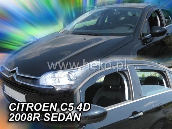 Ανεμοθραύστες Heko για Citroen C5 II sedan (2008+) - 4 τμχ. εμπρός και πίσω