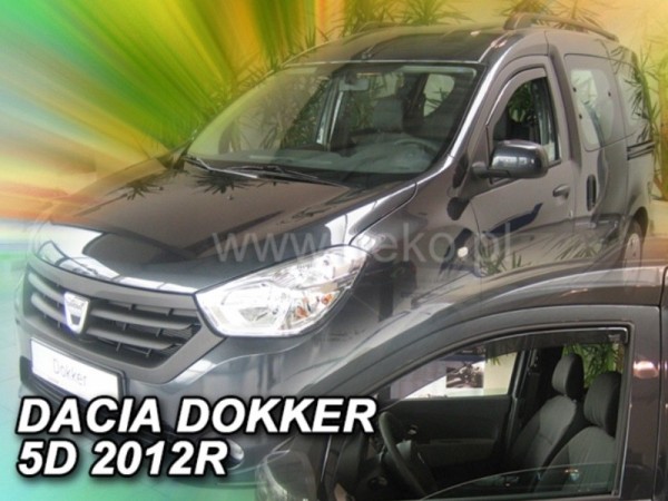 Ανεμοθραύστες Heko για Dacia Lodgy / Dokker (2012+) 4/5 πορτο - 2 τμχ. εμπρός Ανεμοθραύστες Heko για Dacia Lodgy / Dokker (2012+) 4/5 πορτο - 2 τμχ. εμπρός