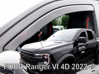 Ανεμοθραύστες Heko για Ford Ranger IV (2022+) - 2τμχ. εμπρός και πίσω