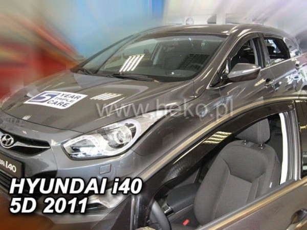 Ανεμοθραύστες Heko για Hyundai i40 (2011+) 4/5 πορτο - 2 τμχ. εμπρός Ανεμοθραύστες Heko για Hyundai i40 (2011+) 4/5 πορτο - 2 τμχ. εμπρός