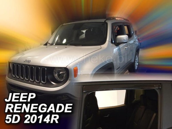 Ανεμοθραύστες Heko για Jeep Renegade (2014+) 5 πορτο - 4 τμχ. εμπρός και πίσω Ανεμοθραύστες Heko για Jeep Renegade (2014+) 5 πορτο - 4 τμχ. εμπρός και πίσω