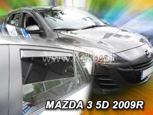 Ανεμοθραύστες Heko για Mazda 3 II (2008-2013) hatchback - 4 τμχ. εμπρός και πίσω