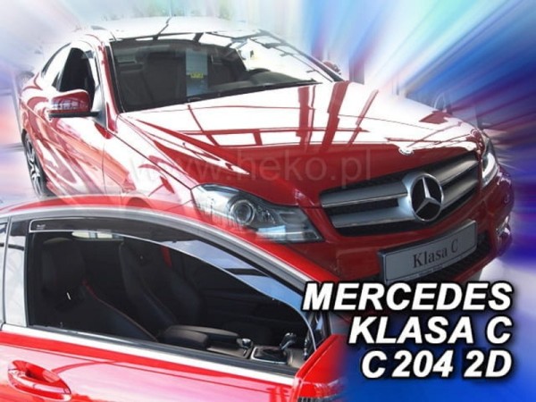 Ανεμοθραύστες Heko για Mercedes C-Class W204 (2006-2014) 3 πορτο - 2 τμχ. Ανεμοθραύστες Heko για Mercedes C-Class W204 (2006-2014) 3 πορτο - 2 τμχ.