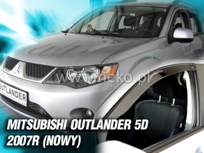 Ανεμοθραύστες Heko για Mitsubishi Outlander II (2006-2012) - 2 τμχ. εμπρός