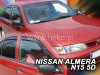 Ανεμοθραύστες Heko για Nissan Almera N15 (1995-2000) hatchback, sedan - 4 τμχ. εμπρός και πίσω