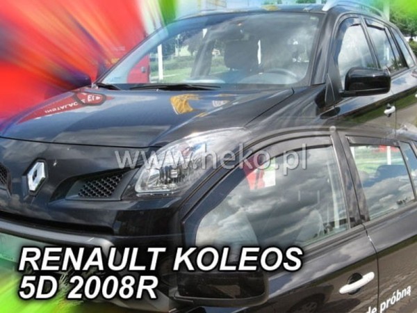 Ανεμοθραύστες Heko για Renault Koleos I (2008-2016) - 4 τμχ εμπρός και πίσω Ανεμοθραύστες Heko για Renault Koleos I (2008-2016) - 4 τμχ εμπρός και πίσω