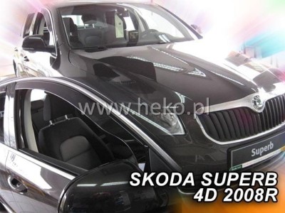Ανεμοθραύστες Heko για Skoda Superb II 4/5 πορτο (2008-2015) - 2 τμχ εμπρός Ανεμοθραύστες Heko για Skoda Superb II 4/5 πορτο (2008-2015) - 2 τμχ εμπρός