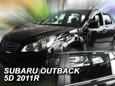 Ανεμοθραύστες Heko για Subaru Outback IV (2009-2014) - 4 τμχ εμπρός και πίσω
