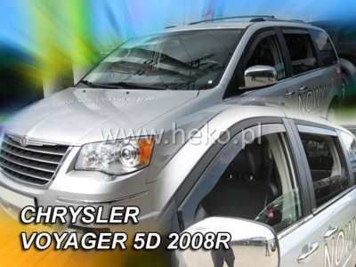 Ανεμοθραύστες Heko για Chrysler Voyager Grand / Lancia Voyager (2008+) 5 πορτο - 4 τμχ. εμπρός και πίσω