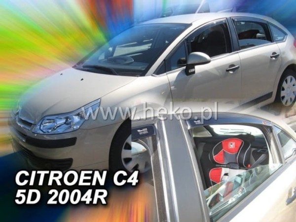 Ανεμοθραύστες Heko για Citroen C4 I (2004-2010) 5 πορτο - 4 τμχ. εμπρός και πίσω