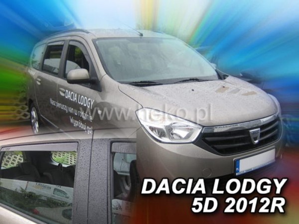 Ανεμοθραύστες Heko για Dacia Lodgy (2012+) 5 πορτο - 4 τμχ. εμπρός και πίσω Ανεμοθραύστες Heko για Dacia Lodgy (2012+) 5 πορτο - 4 τμχ. εμπρός και πίσω