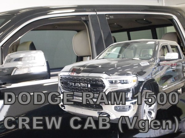 Ανεμοθραύστες Heko για Dodge RAM V Crew Cab (2019+) - 4τμχ. εμπρός και πίσω