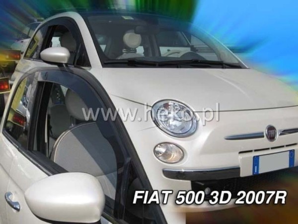 Ανεμοθραύστες Heko για Fiat 500 (2007+) 3 πορτο - 2 τμχ.
