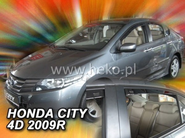 Ανεμοθραύστες Heko για Honda City V (2008+) sedan - 4 τμχ. εμπρός και πίσω
