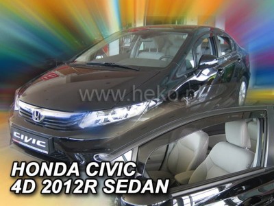 Ανεμοθραύστες Heko για Honda Civic IX sedan (2012-2015) - 2 τμχ. εμπρός