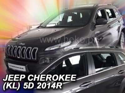 Ανεμοθραύστες Heko για Jeep Cherokee V (2013-2018) 5 πορτο - 4 τμχ. εμπρός και πίσω