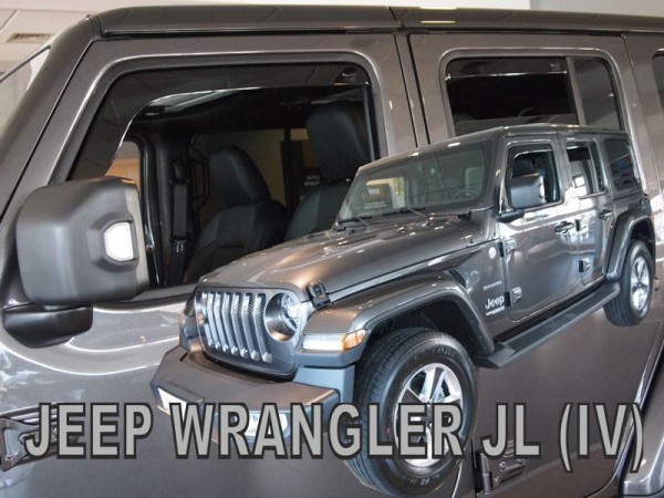 Ανεμοθραύστες Heko για Jeep Wrangler JL IV 5D (2019+) - 4 τμχ. εμπρός και πίσω Ανεμοθραύστες Heko για Jeep Wrangler JL IV 5D (2019+) - 4 τμχ. εμπρός και πίσω