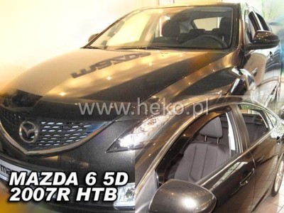 Ανεμοθραύστες Heko για Mazda 6 II (2007-2013) hatchback - 4 τμχ. εμπρός και πίσω