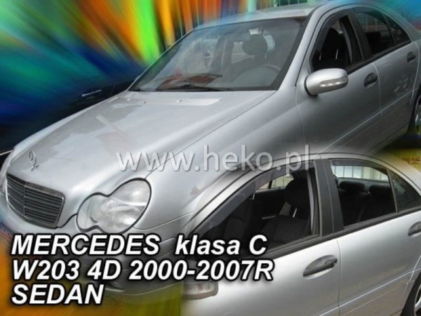 Ανεμοθραύστες Heko για Mercedes C-Class W203 (2000-2007) sedan - 4 τμχ. εμπρός και πίσω Ανεμοθραύστες Heko για Mercedes C-Class W203 (2000-2007) sedan - 4 τμχ. εμπρός και πίσω
