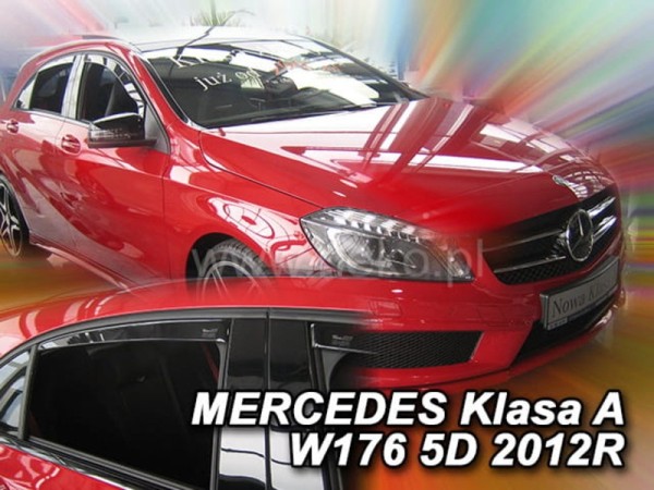 Ανεμοθραύστες Heko για Mercedes A-Class W176 (2012+) 5 πορτο - 4 τμχ. εμπρός και πίσω