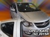 Ανεμοθραύστες Heko για Opel Karl (2015-2019) 5 πορτο - 4 τμχ εμπρός και πίσω