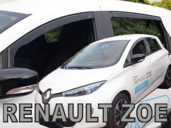 Ανεμοθραύστες Heko για Renault Zoe (2012-2024) - 4 τμχ εμπρός και πίσω Ανεμοθραύστες Heko για Renault Zoe (2012-2024) - 4 τμχ εμπρός και πίσω