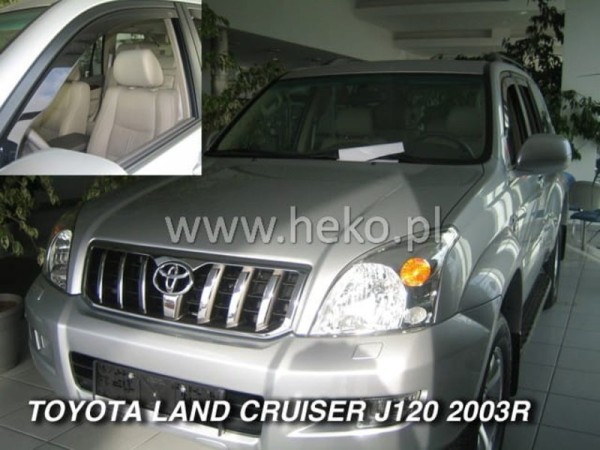 Ανεμοθραύστες Heko για Toyota Land Cruiser J120 (2003-2009) 5 πορτο - 4 τμχ. εμπρός και πίσω Ανεμοθραύστες Heko για Toyota Land Cruiser J120 (2003-2009) 5 πορτο - 4 τμχ. εμπρός και πίσω