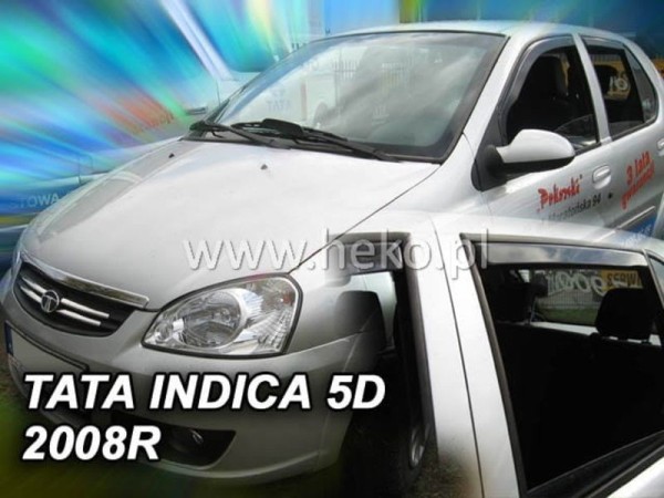Ανεμοθραύστες Heko για Tata Indica V2 (2007+) Indigo (2002+) 5 πορτο - 4τμχ. εμπρός και πίσω