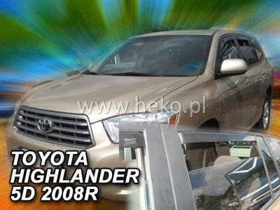 Ανεμοθραύστες Heko για Toyota Highlander II (USA) (2007-2013) - 4 τμχ εμπρός και πίσω