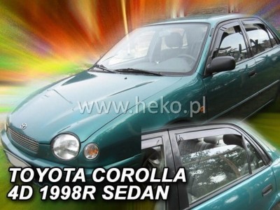 Ανεμοθραύστες Heko για Toyota Corolla VIII sedan (1997-2001) - 4 τμχ εμπρός και πίσω