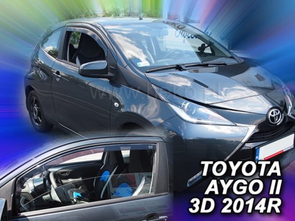 Ανεμοθραύστες Heko για Toyota Aygo II/ Citroen C1 II/ Peugeot 108 (2014-2022) 3 πορτο - 2 τμχ. Ανεμοθραύστες Heko για Toyota Aygo II/ Citroen C1 II/ Peugeot 108 (2014-2022) 3 πορτο - 2 τμχ.