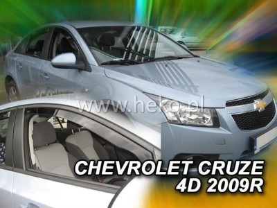Ανεμοθραύστες Heko για Chevrolet Cruze (2009-2017) 4/5 πορτο - 2 τμχ. εμπρός