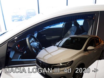 Ανεμοθραύστες Heko για Dacia Logan III (2020+) sedan - 2τμχ. εμπρός