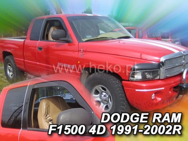 Ανεμοθραύστες Heko για Dodge Ram 1500 (1991-2002) 2/4 πορτο - 2 τμχ. εμπρός Ανεμοθραύστες Heko για Dodge Ram 1500 (1991-2002) 2/4 πορτο - 2 τμχ. εμπρός