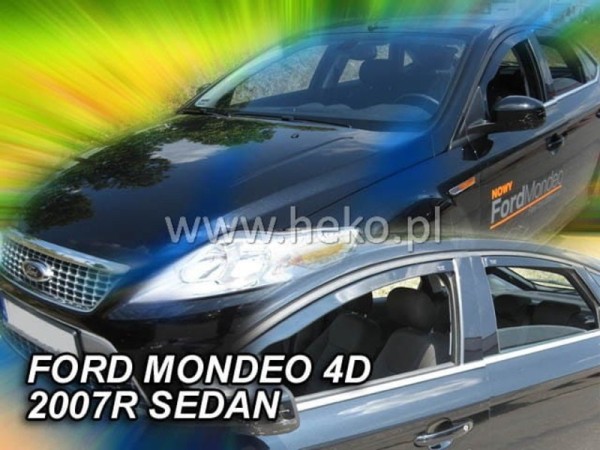 Ανεμοθραύστες Heko για Ford Mondeo III (2007-2015) liftback, sedan - 4 τμχ. εμπρός και πίσω Ανεμοθραύστες Heko για Ford Mondeo III (2007-2015) liftback, sedan - 4 τμχ. εμπρός και πίσω