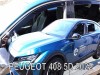 Ανεμοθραύστες Heko για Peugeot 408 (2022+) - 4τμχ. εμπρός και πίσω